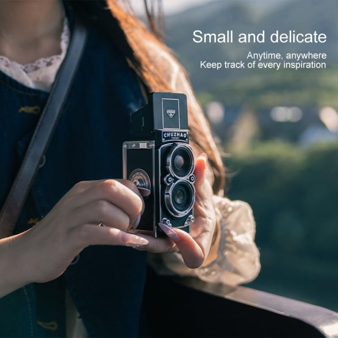 Cámara Dual retro estilo vintage con tarjeta memoria 16 GB incluida - CLÁSICO Y MODERNO