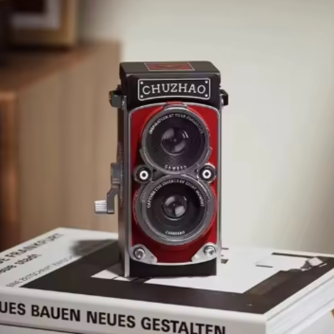 Cámara Dual retro estilo vintage con tarjeta memoria 16 GB incluida - CLÁSICO Y MODERNO