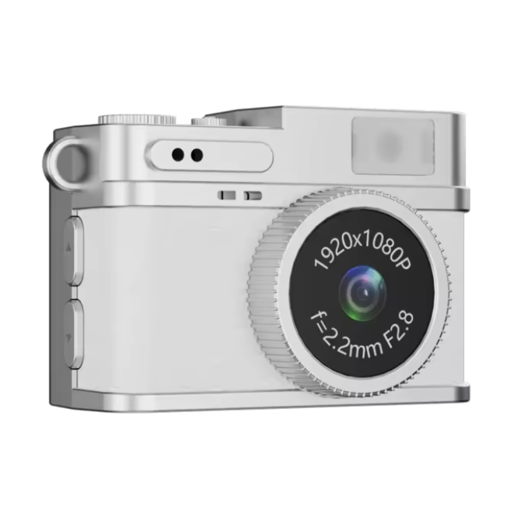 Mini cámara digital estilo vintage con tarjeta memoria de 8GB incluida - CAPTURA MOMENTOS ÚNICOS