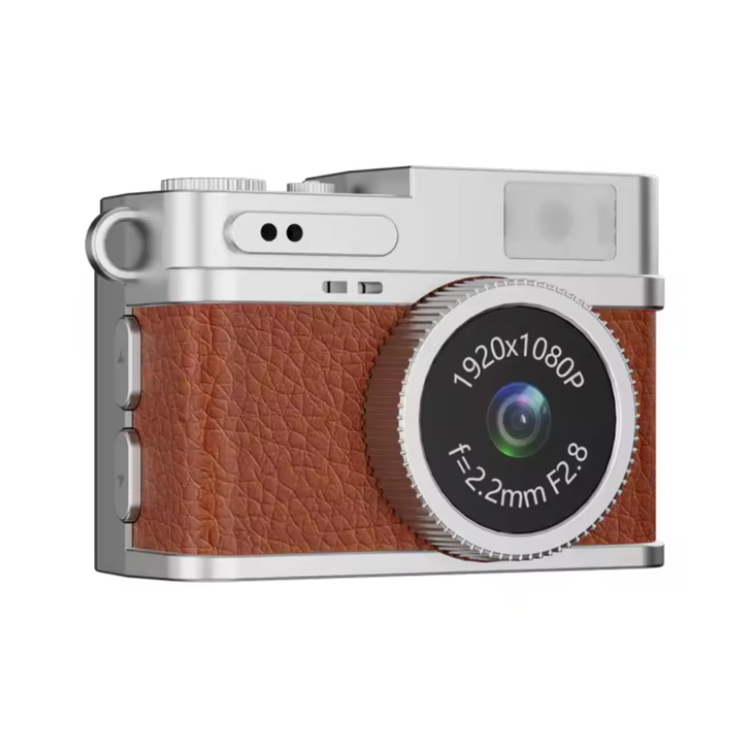 Mini cámara digital estilo vintage con tarjeta memoria de 8GB incluida - CAPTURA MOMENTOS ÚNICOS
