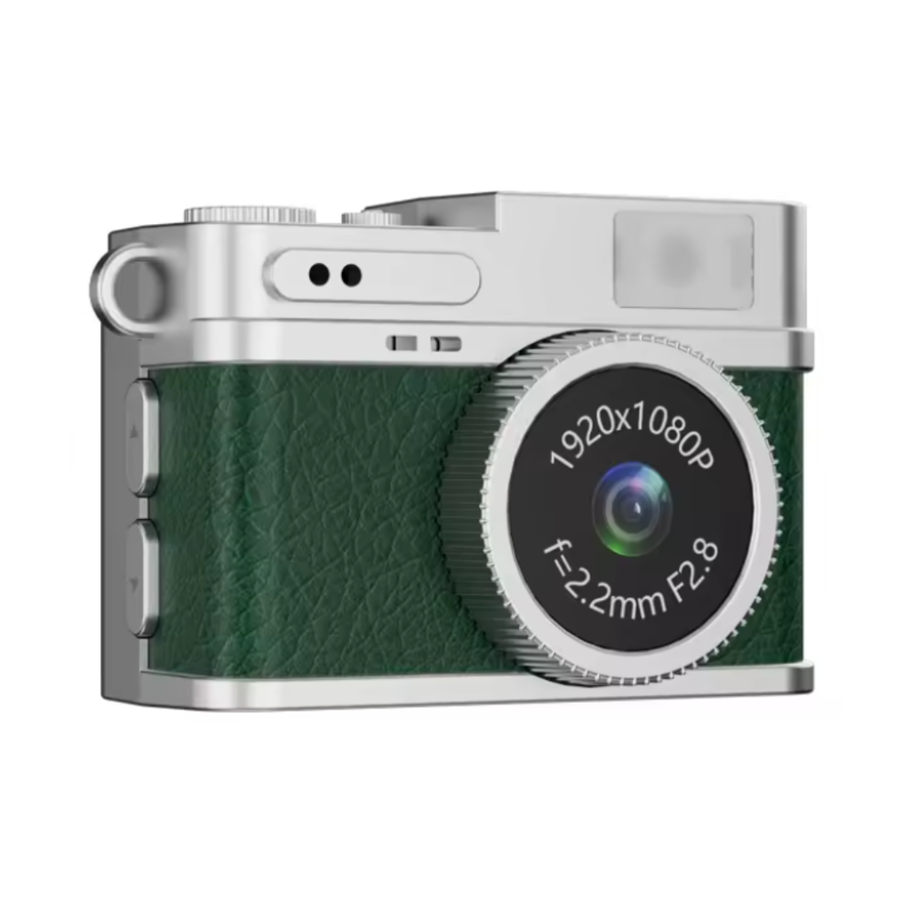 Mini cámara digital estilo vintage con tarjeta memoria de 8GB incluida - CAPTURA MOMENTOS ÚNICOS